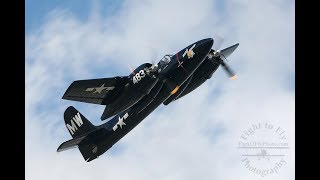 The best sounding Warbird  Grumman F7F Tigercat [upl. by Eiznek]