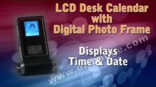 LCD Desk Calendar with Digital Photo Frame [upl. by Yancy]