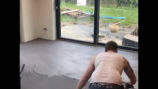 Microcement application time lapse by Jch Venetian Cornwall [upl. by Noled]