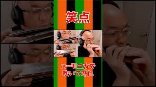 笑点のテーマをハーモニカで吹いてみた acapellaapp harmonicacover canva [upl. by Jamnis]