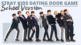 Stray Kids Dating Door Game  School Version [upl. by Countess]