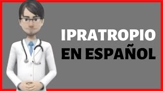 BROMURO DE IPRATROPIO ipratropium bromide Atrovent Nasal Spray review en ESPAÑOL [upl. by Llener]