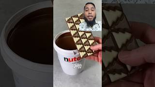 Nutella Bucket amp Dairy Milk Chocolate ASMR shorts [upl. by Llij]