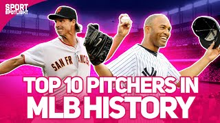 Top 10 Pitchers in MLB History [upl. by Lavotsirc538]