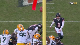 Blocked field goal for the win Packers special teams save game vs Bears [upl. by Barnet]