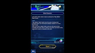 Yugioh Duel Links  Duel Quiz Striker Expansion [upl. by Razal995]