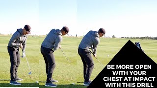 BE MORE OPEN WITH YOUR CHEST AT IMPACT WITH THIS DRILL [upl. by Aniaj]