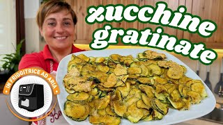 ZUCCHINE GRATINATE IN FRIGGITRICE AD ARIA quotricetta dellultimo minutoquot  Fatto in Casa da Benedetta [upl. by Ahsennod]