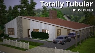 The Sims 3 House Building  Totally Tubular 1970s House [upl. by Halimak]