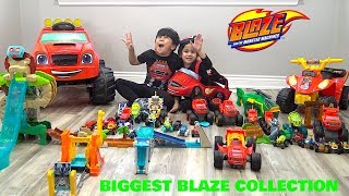 Troy and Izaak Pretend Play with Blaze Toys [upl. by Hyams]