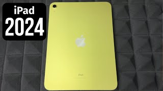 New iPad 2024  109”  Yellow 10th Generation  64gb  Unboxing [upl. by Eceryt]