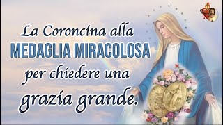 La coroncina alla Medaglia Miracolosa per chiedere una grazia grande Da recitare come NOVENA [upl. by Mar472]