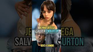 Jenna Ortega salvó a TIM BURTON de Retirarse del cine Jennaortega wednesday merlina [upl. by Emsmus]