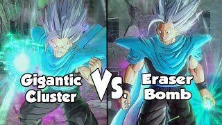 Xenoverse 2 Eraser Bomb Vs Gigantic Cluster Which Skill Is Better [upl. by Litch]