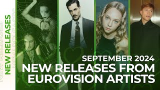 New RELEASES from Eurovision artists  September 2024  Part 2  RECAP [upl. by Hnah]