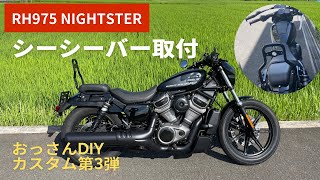 RH975ナイトスター ハーレー純正シーシーバーDIY取付 [upl. by Forsyth986]