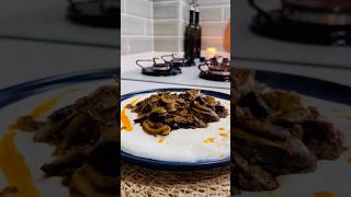 Mushroom ✨ mantarlar tarif recipe mushroomrecipe mushroom meze snacks reklamdegil yogurt [upl. by Abihsat]