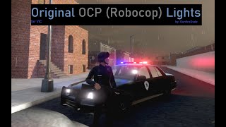 VICPD 🚨 Original OCP light pattern Robocop MOD  Flashing Lights [upl. by Elcarim]