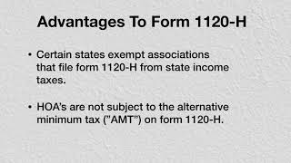 Filing Form 1120H Tips amp Tricks to Keeping Your HOA Compliant [upl. by Elagibba759]