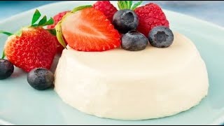 PANNA COTTA ricetta fatta in casa metodo semplice [upl. by Jarrow]