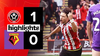 Sheffield United 10 Watford  EFL Championship highlights [upl. by Jacinta]