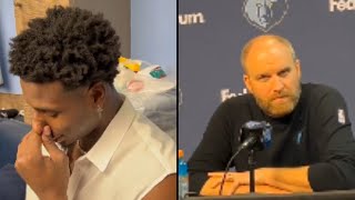 Jaren Jackson Jr and Taylor Jenkin Speaks After The Grizzlies Loss To The Brooklyn Nets [upl. by Thorma]