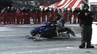 550HP Turbo Snowmobile Sets World Record 163 MPH in 1000ft [upl. by Lightman688]