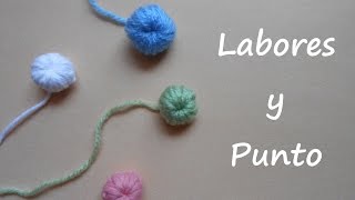 Como tejer un botón de lana a ganchillo o crochet [upl. by Pickford]