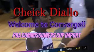 CONVERGE IMPORT CHEICK DIALLO NBA HIGHLIGHTS [upl. by Uyekawa]