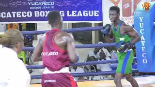 BOUT 242  QUDUS TIJANI VS SAMUEL ODUNAYO  MALE 67KG  YBL S2 WEEK 10  IKORODU LAGOS [upl. by Oravla]