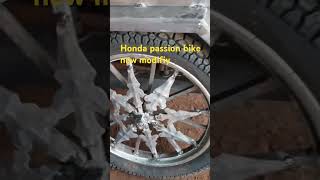 Honda passion bike new modifiy subscribe bike viralvideo trally youtubeshort tranding [upl. by Davidson]