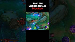 Moskov Critical Damage Build💀🔥mobilelegends moskov montage mlbb moskovcriticaldamage [upl. by Zelazny854]