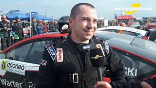 Maciej Cywiński po I rundzie Oponeo Mistrzostw Polski Rallycross 2019 [upl. by Dolores]