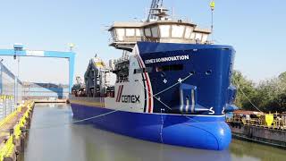 Take a sneek peek at our new Marine Aggregate Dredger  CEMEX Go Innovation [upl. by Nadbus]