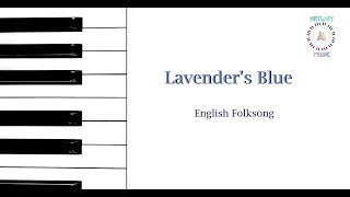 Lavenders Blue  English Folksong  Simple Piano ArtWay Music [upl. by Aivital]