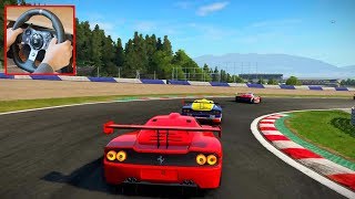 Project CARS 2 x Ferrari F50 GT Logitech G920  Shift Pads Race Gameplay [upl. by Ysabel96]