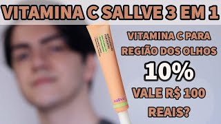 A VITAMINA C DA SALLVE SÉRUM ANTIOXIDANTE HIDRATANTE COM 10 DE VITAMINA C [upl. by Anoli557]