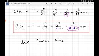 iv Special Functions Bessel Function [upl. by Lindie899]