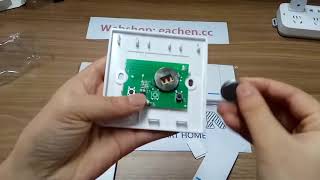 EACHEN 433MHz RF Wall Remote Panel WRF433 [upl. by Ttesil]