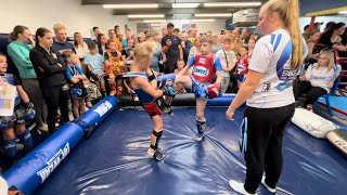 SBG Bishop Aukland Interclub Flynn Thai boxing 1 [upl. by Hgielsel24]