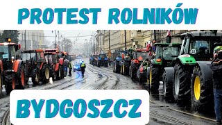 Bydgoszcz Protest Rolników pod Urzędem Wojewódzkim [upl. by Berthoud]