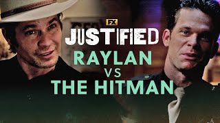 Raylan vs The Hitman  Scene  Justified  FX [upl. by Tymothy]