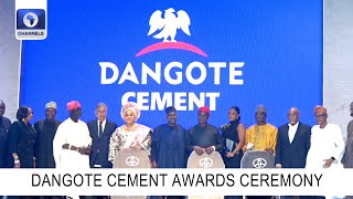 Dangote Cement Holds Gala Night Rewards Customers amp Distributors [upl. by Rebel]