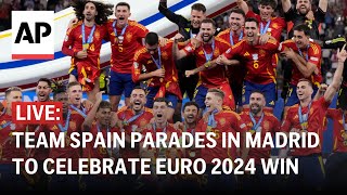 LIVE Spain celebrates Euro 2024 win with parade in Madrid [upl. by Ina186]