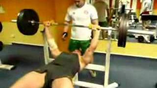 Tramal bench press 140kg [upl. by Ayin]