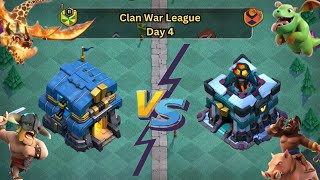 Clan War League Day 4  Best Town Hall 12 Attack Strategy [upl. by Eerahc]