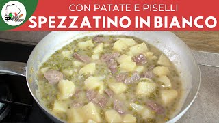 SPEZZATINO DI VITELLO IN BIANCO CON PATATE E PISELLI  Carlo Gaiano [upl. by Sim]