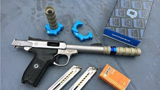 Smith amp Wesson SW22 Victory Pistol amp Qs Erector 22 [upl. by Koval]