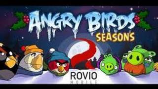 Angry Birds Seasons iPhone App Review [upl. by Eidna]