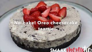 Nobake Oreo cheesecake taartje [upl. by Alexandr]